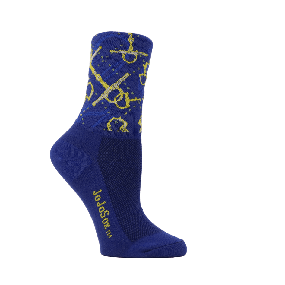 Navy "Bit of Class" Paddock Sox