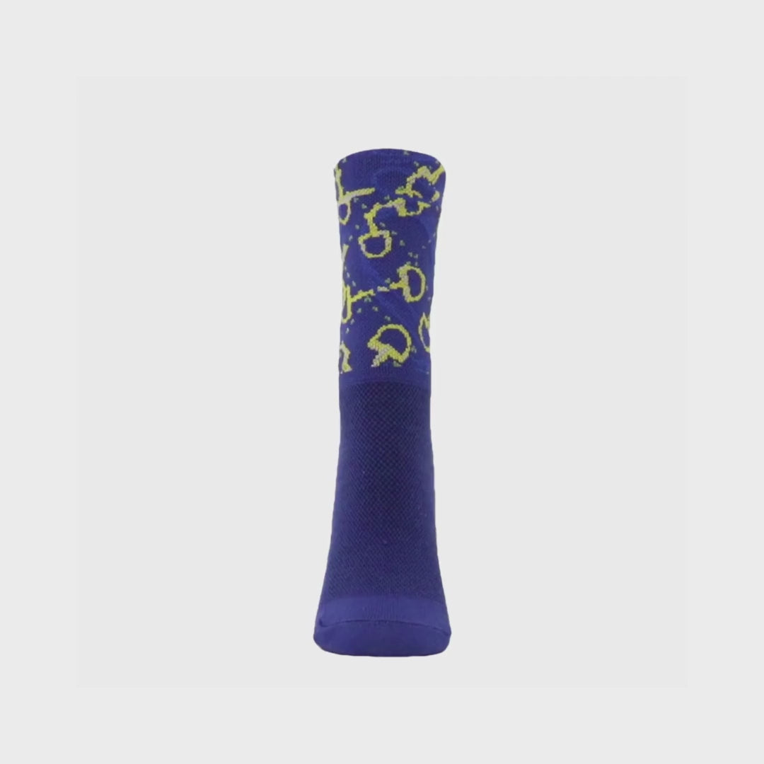 Navy "Bit of Class" Paddock Sox