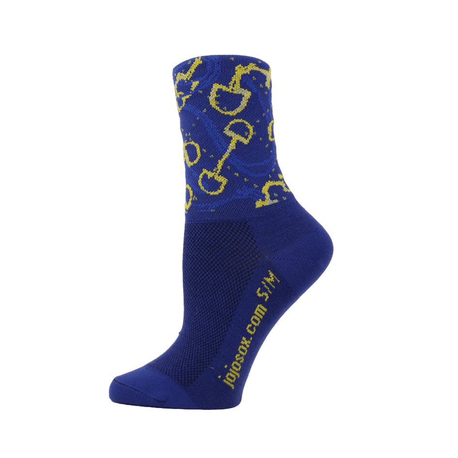 Navy "Bit of Class" Paddock Sox