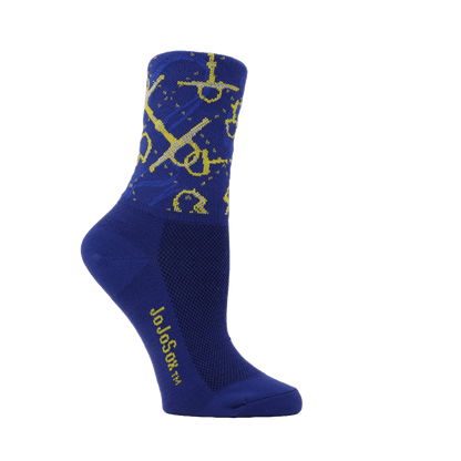Navy "Bit of Class" Paddock Sox