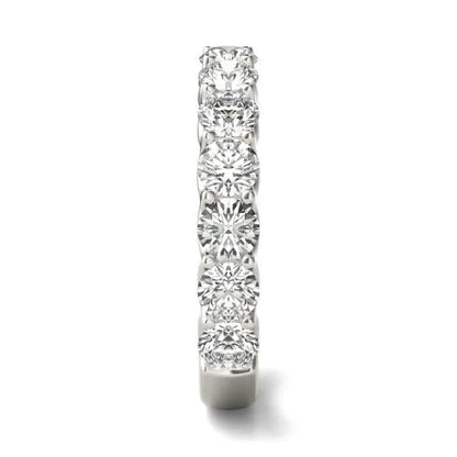 2 1/15 CTW Round Lab Grown Diamond Ring 14K White Gold (G-VS)