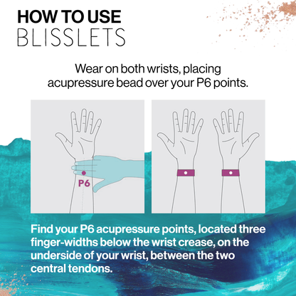 Cecilia + Aria Nausea & Anxiety Relief Bracelets