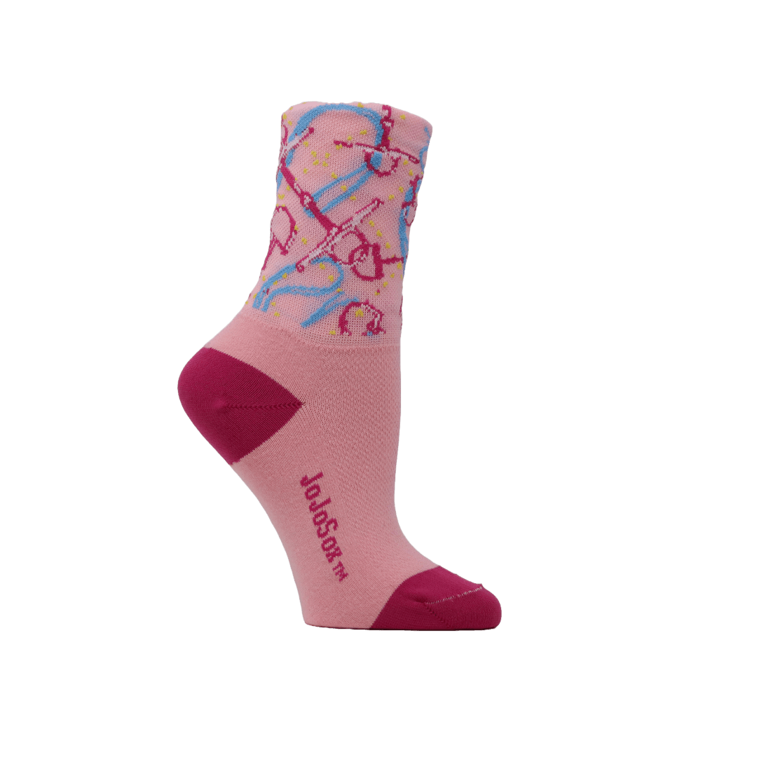 Pink "Bit of Class" Paddock Sox