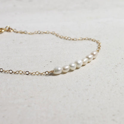 Pearl Bar Beaded Bracelet