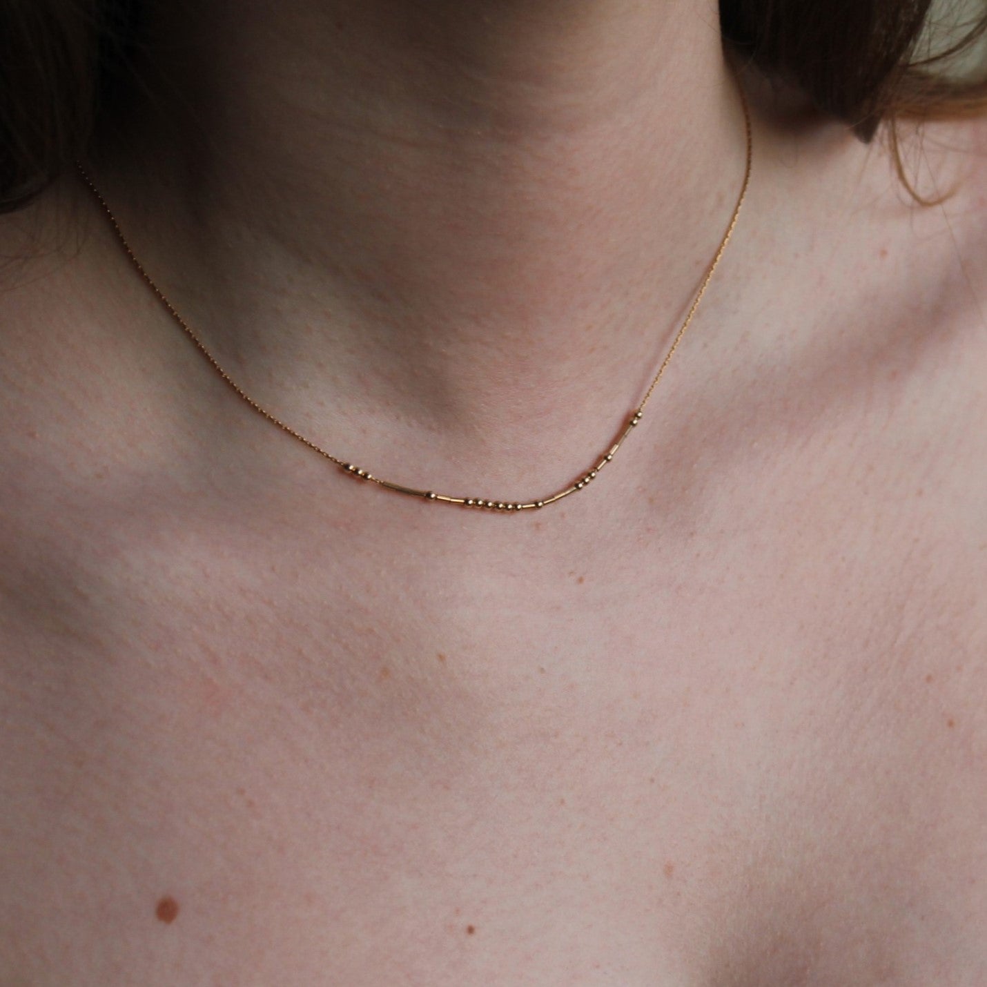 Custom Morse Code Necklace