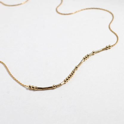 Sophrosyne Morse Code Necklace